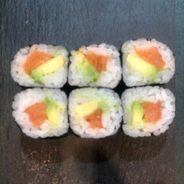 Sake Avocado Maki (Lachs & Avocado)